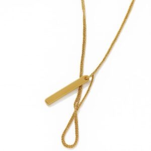 পুরুষদের জন্য বার নেকলেস,জ্যামিতিক পেন্ড্যান্ট