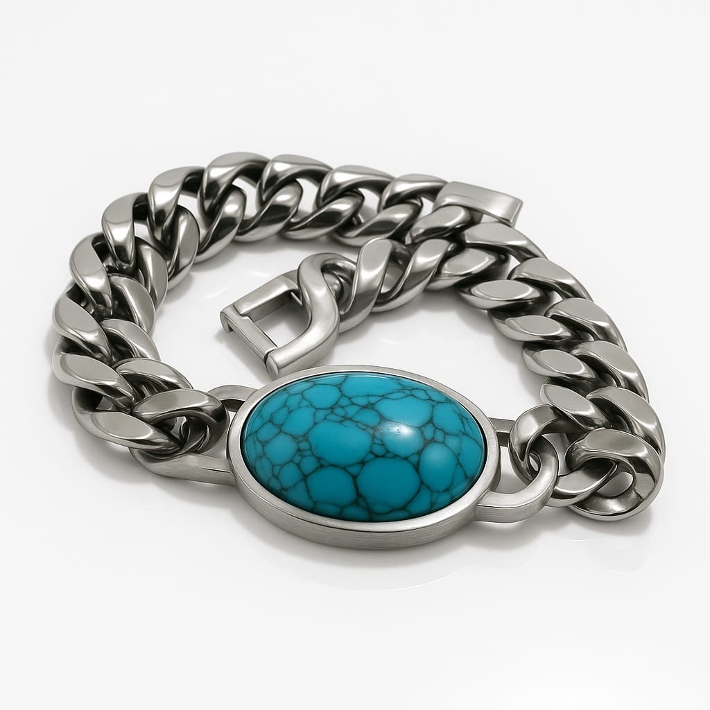 সালমান খান ১৪মিমি ৩১৬এল স্টেইনলেস স্টিল ব্রেসলেট - Image 5